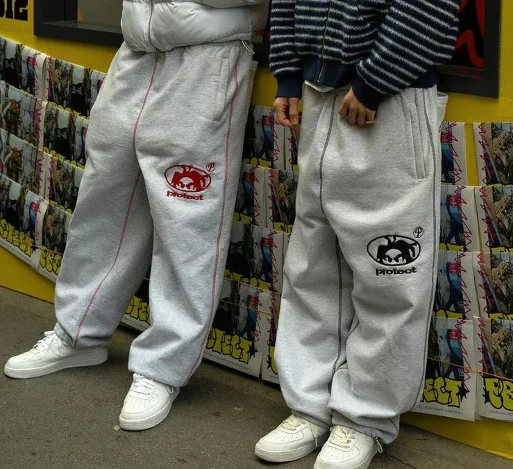 Man Long Pants Cargo Streetwear Joggers Men