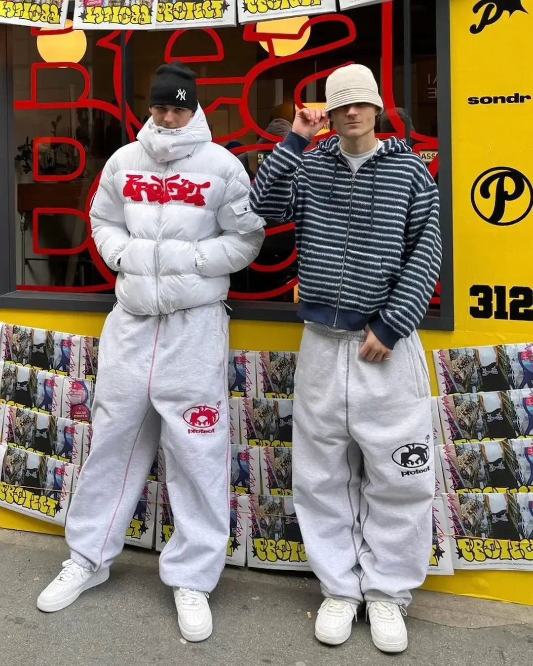 Man Long Pants Cargo Streetwear Joggers Men