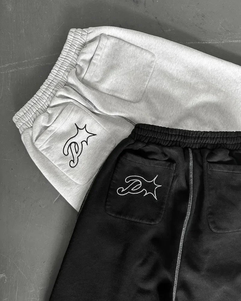 Man Long Pants Cargo Streetwear Joggers Men
